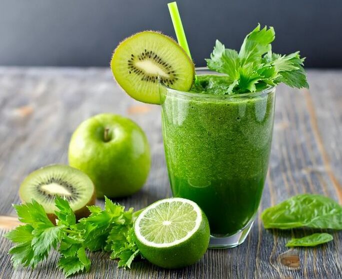 عصير أخضر لفقدان الوزن