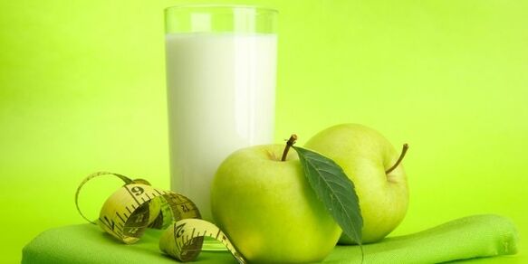 الكفير والتفاح لانقاص الوزن