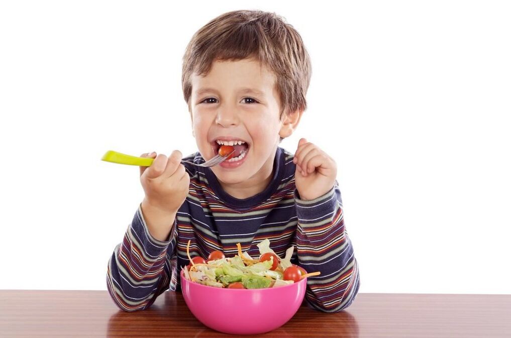 اتباع نظام غذائي صحي لانقاص وزن الطفل